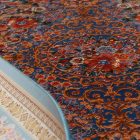 Covor mătase Golara albastru închis 150x225 covor din mătase viscoasă de înaltă calitate din Iran