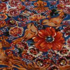 Covor mătase Golara albastru închis 150x225 covor din mătase viscoasă de înaltă calitate din Iran