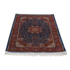 Covor mătase Negar albastru închis 100x150 covor persan din mătase viscoasă