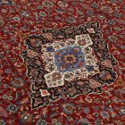 Covor mătase Sialk roșu cărămiziu 100x150 covor din mătase viscoasă iranian