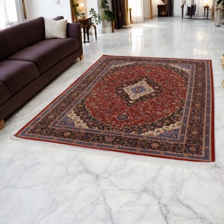 Covor mătase Sialk roșu cărămiziu 180x270 covor persan din mătase viscoasă