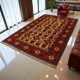 Covor afgan Caucasian 195x295 covor manual pentru living