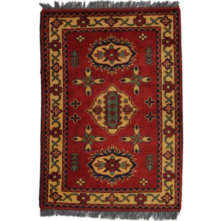 Covor afgan din lână Caucasian Kargai 63x91 covor manual pentru living sau dormitor