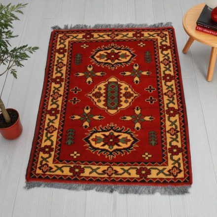 Covor afgan din lână Caucasian Kargai 63x91 covor manual pentru living sau dormitor