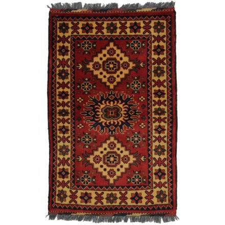 Covor afgan din lână Caucasian Kargai 61x96 covor manual pentru living sau dormitor