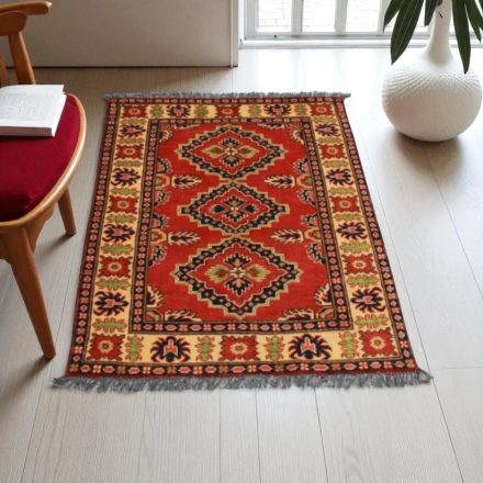 Covor afgan din lână Kargai 83x124 covor manual pentru living sau dormitor