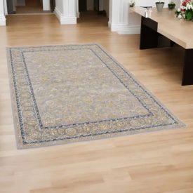   Covor persan Nain gri 150x225 covor acrilic luxos pentru living