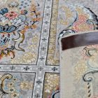 Covor persan Bakhtiari gri 200x300 covor de living de calitate din acrilic