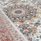 Covor persan Nain bej 150x225 covor de lux din acrilic