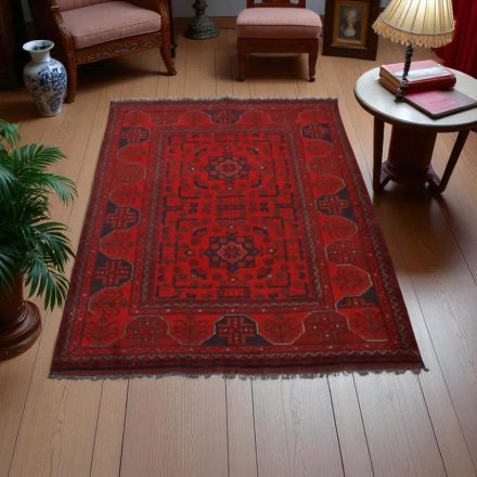 Covor afgan din lână Bokhara 106x146 covor manual pentru living sau dormitor