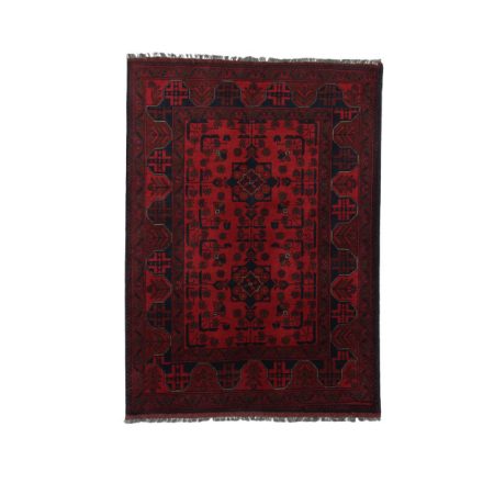 Covor afgan din lână Caucasian 100x139 covor manual pentru living sau dormitor