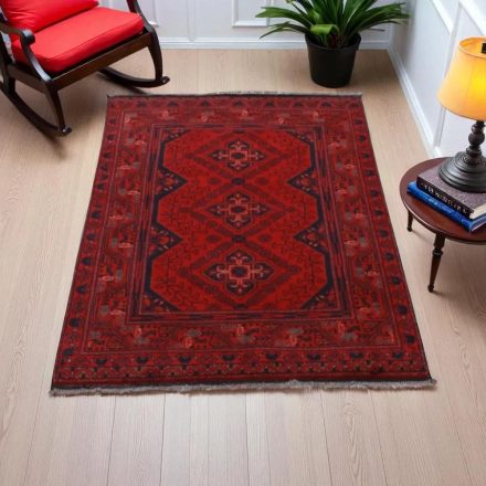 Covor afgan din lână Caucasian 97x145 covor manual pentru living sau dormitor