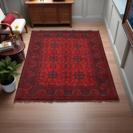 Covor afgan din lână Caucasian 99x148 covor manual pentru living sau dormitor