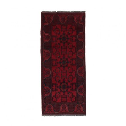 Covor oriental din lână burgundy Bukharai 187x82 covor manual pentru living sau dormitor