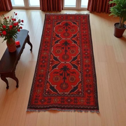 Covor oriental din lână Caucasian 52x143 Covor traversa lucrat manual