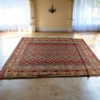 Covor Kilim extra mare 404x814 Kilim afgan din lână țesut manual