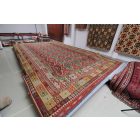 Covor Kilim extra mare 404x814 Kilim afgan din lână țesut manual