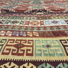 Covor Kilim extra mare 404x814 Kilim afgan din lână țesut manual