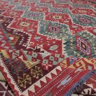 Covor Kilim extra mare 404x814 Kilim afgan din lână țesut manual