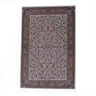 Covor persan Kerman bej 150x225 covor de lux din acrilic
