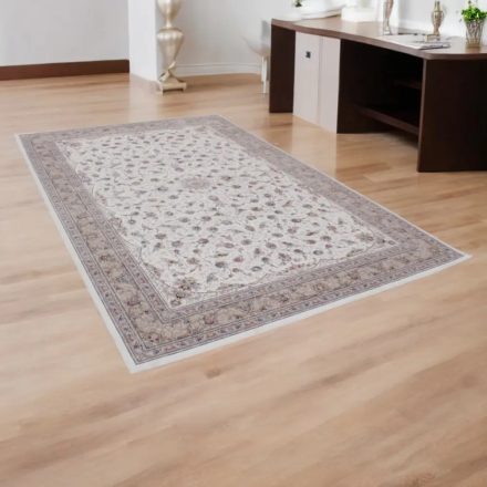 Covor persan Isfahan bej 150x225 covor acrilic luxos pentru living