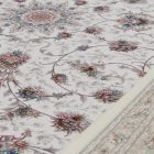 Covor persan Isfahan bej 150x225 covor acrilic luxos pentru living
