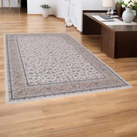   Covor persan Isfahan bej 150x225 covor acrilic premium din Iran