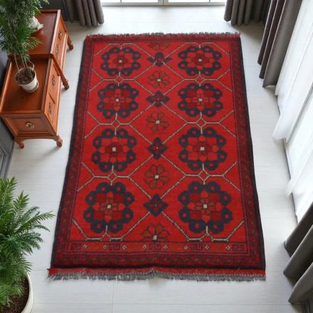 Covor afgan din lână Caucasian 49x97 covor manual pentru living sau dormitor