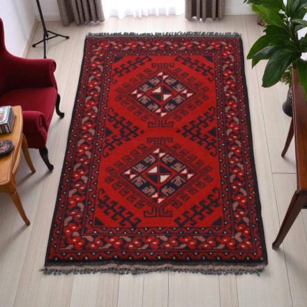 Covor afgan din lână Caucasian 50x96 covor manual pentru living sau dormitor