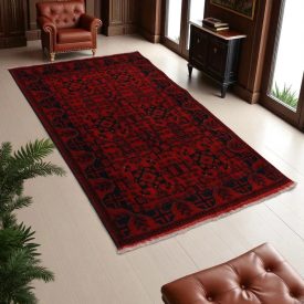 Covor afgan Caucasian 121x194 covor manual pentru living