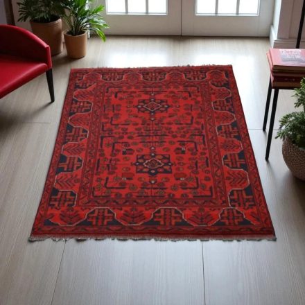 Covor afgan din lână Bokhara 99x150 covor manual pentru living sau dormitor