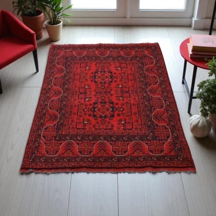 Covor afgan din lână Bokhara 102x154 covor manual pentru living sau dormitor