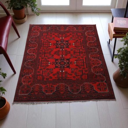 Covor afgan din lână Kargai 99x143 covor manual pentru living sau dormitor