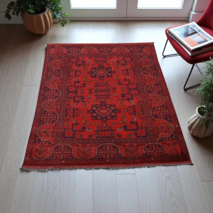 Covor afgan din lână Kargai 98x145 covor manual pentru living sau dormitor