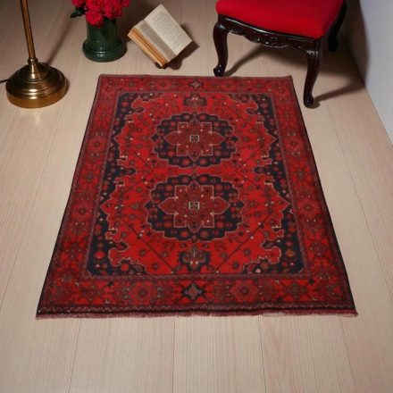 Covor afgan din lână Kargai 102x153 covor manual pentru living sau dormitor