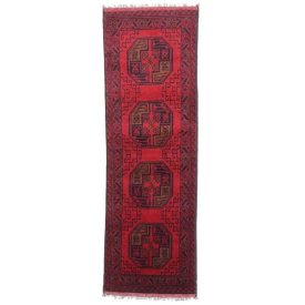   Covor afgan din lână Elephantfoot 48x151 covor manual pentru living sau dormitor