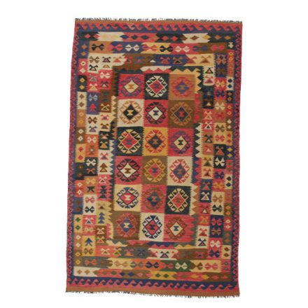 Covor kilim Chobi 195x310 kilim din lână țesut manual