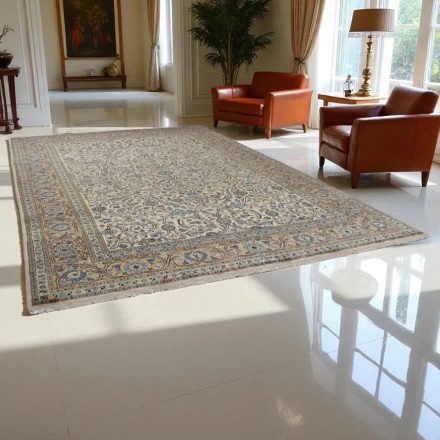 Covor persan Kashan 279x405 covor iranian lucrat manual pentru livign