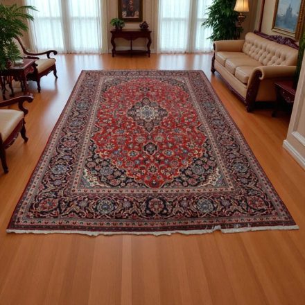 Covor persan Kashan 201x323 covor iranian lucrat manual