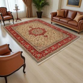   Covor iranian Yazd 199x255 Covor persan lucrat manual pentru living