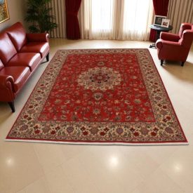   Covor iranian Yazd 201x248 Covor persan lucrat manual pentru living