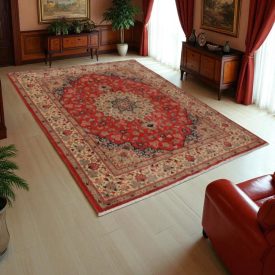   Covor iranian Yazd 194x244 Covor persan lucrat manual pentru living