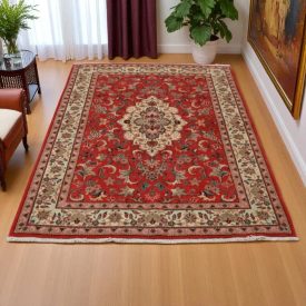   Covor iranian Yazd 139x200 Covor persan lucrat manual pentru living