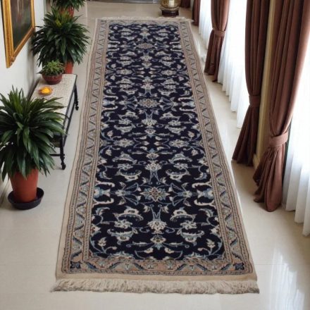 Covor traversa persan Nain 70x293 covor iranian lucrat manual