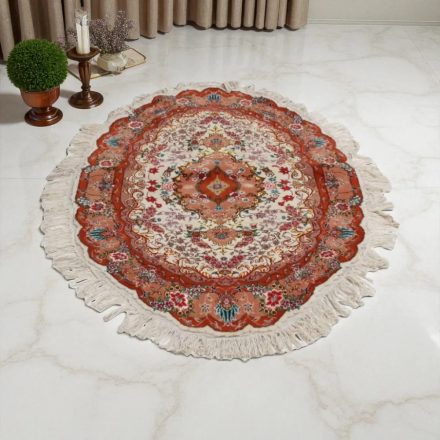 Covor rotund Tabriz 97x152 covor persan lucrat manual