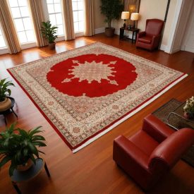   Covor mari Moud 246x248 covor persan lucrat manual pentru living