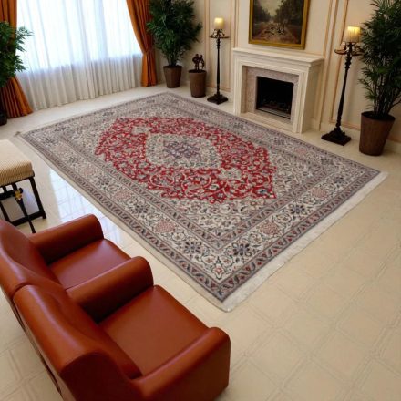 Covor persan Nain 199x295 covor iranian lucrat manual