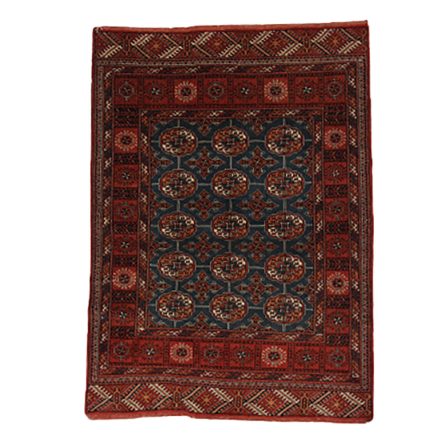Covor persan Turkmen 114x156 covor iranian lucrat manual