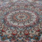 Covor rotund bej Medalion 100x100 covor Persan exclusiv din acril