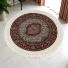 Covor rotund cu model Mahi - bej 100x100